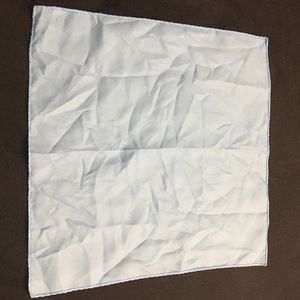 Baby blue pocket square